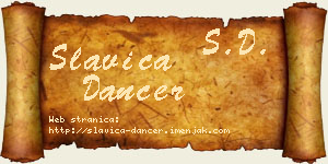 Slavica Dancer vizit kartica